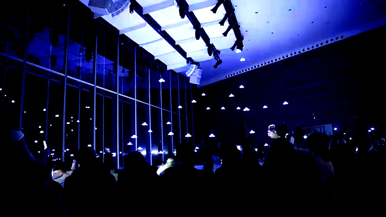 Live indoor drone performance